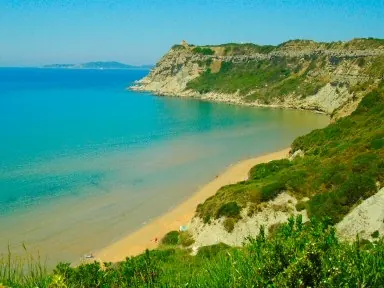 Crique et falaises près d'Arillas