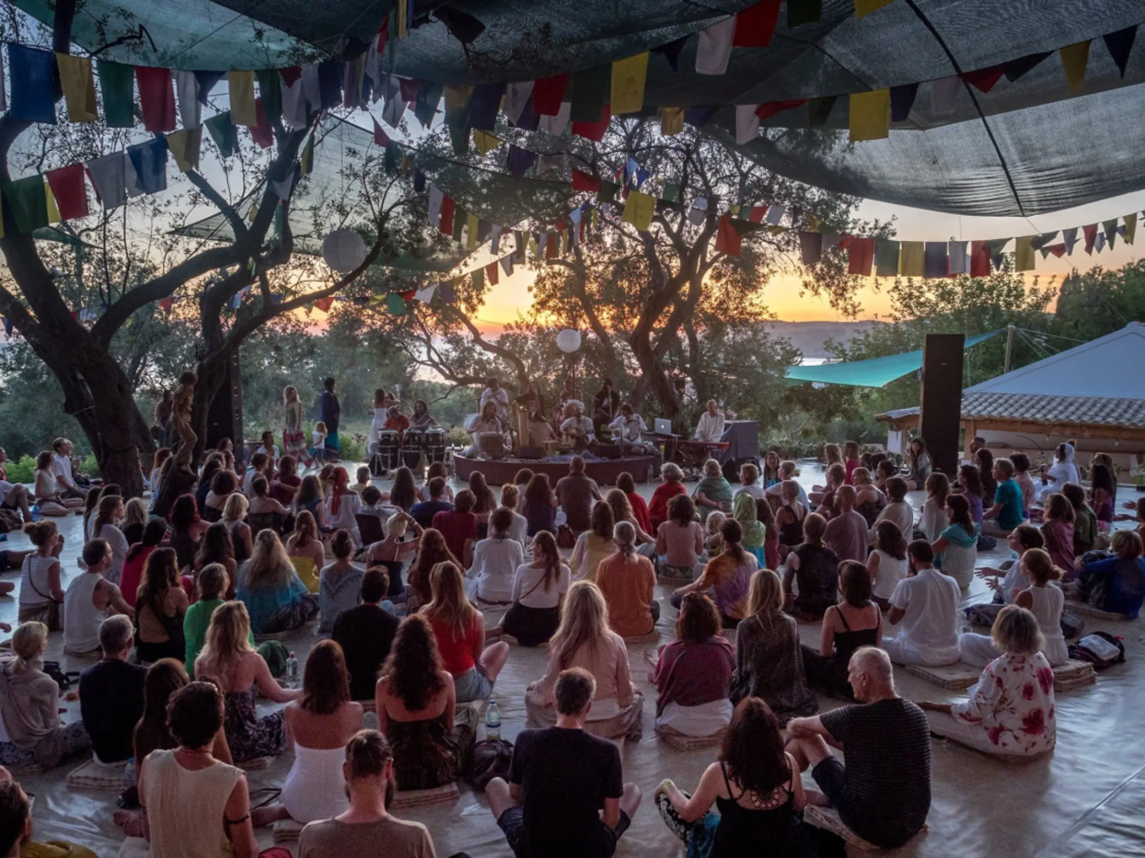 Concert au coucher du soleil